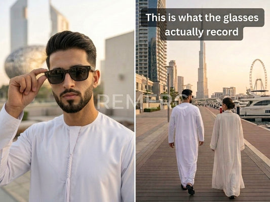 POV Smart Camera Glasses 3 in 1 Lenses