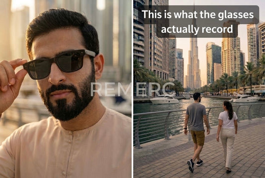 POV Smart Camera Glasses 3 in 1 Lenses